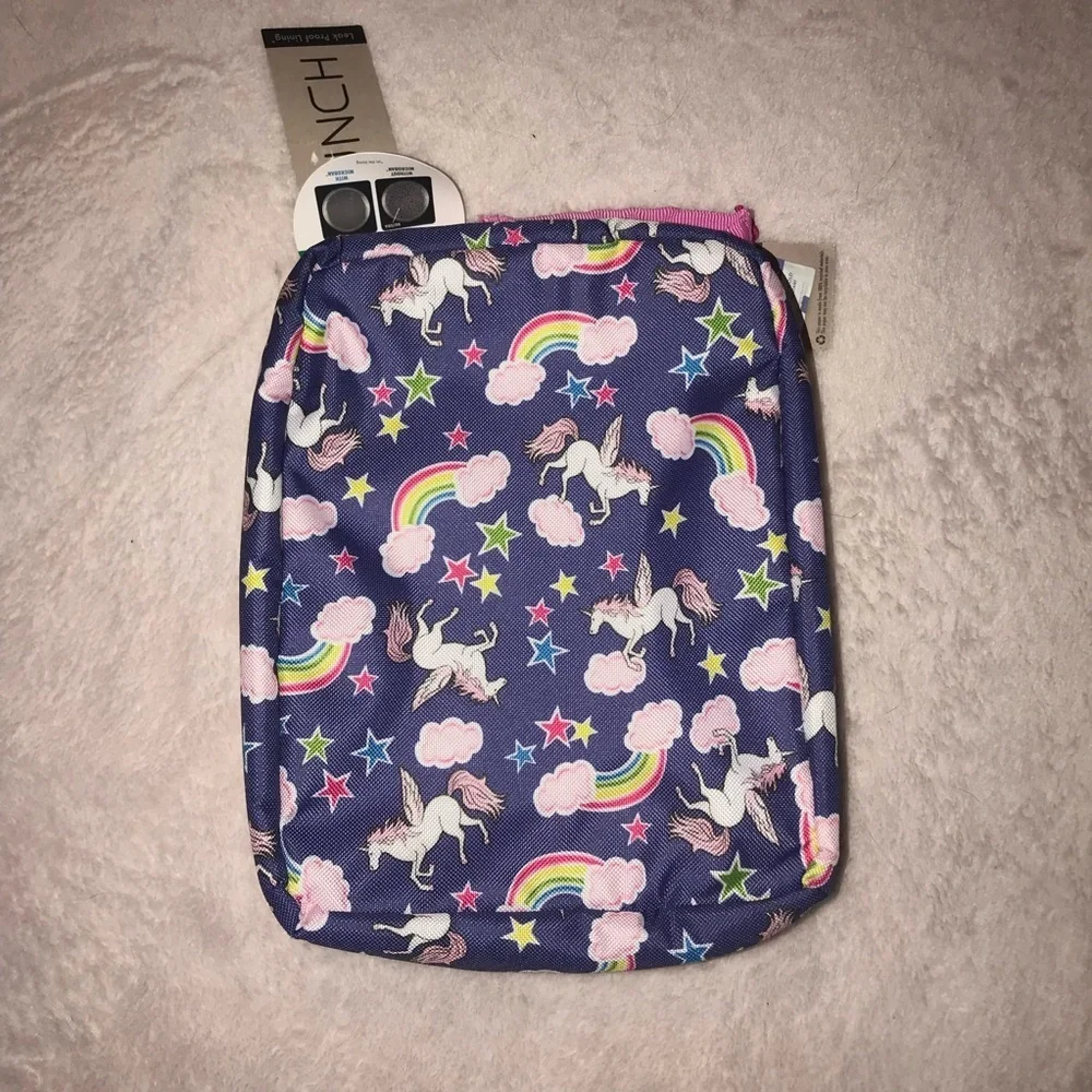 Arctic Zone Unicorn Rainbow Stars High Density Thermal Insulation Lunch Box New